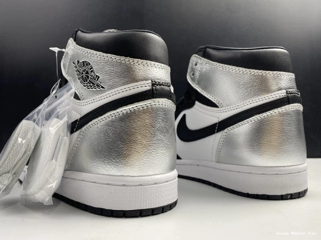 SILVER TOE CD0461-001 OG JORDAN AIR HIGH WMNS 1 0613